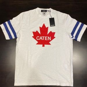 Authentic Dsquared2 Caten Maple Leaf shirt XL